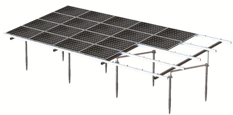 Aluminum 太陽 Ground Mounting System